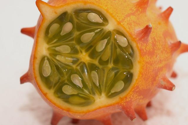 cut passion fruit - free image