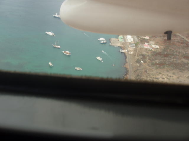 over view of a sea shore - free image