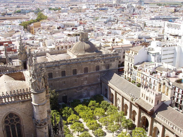 Top view of city - free image